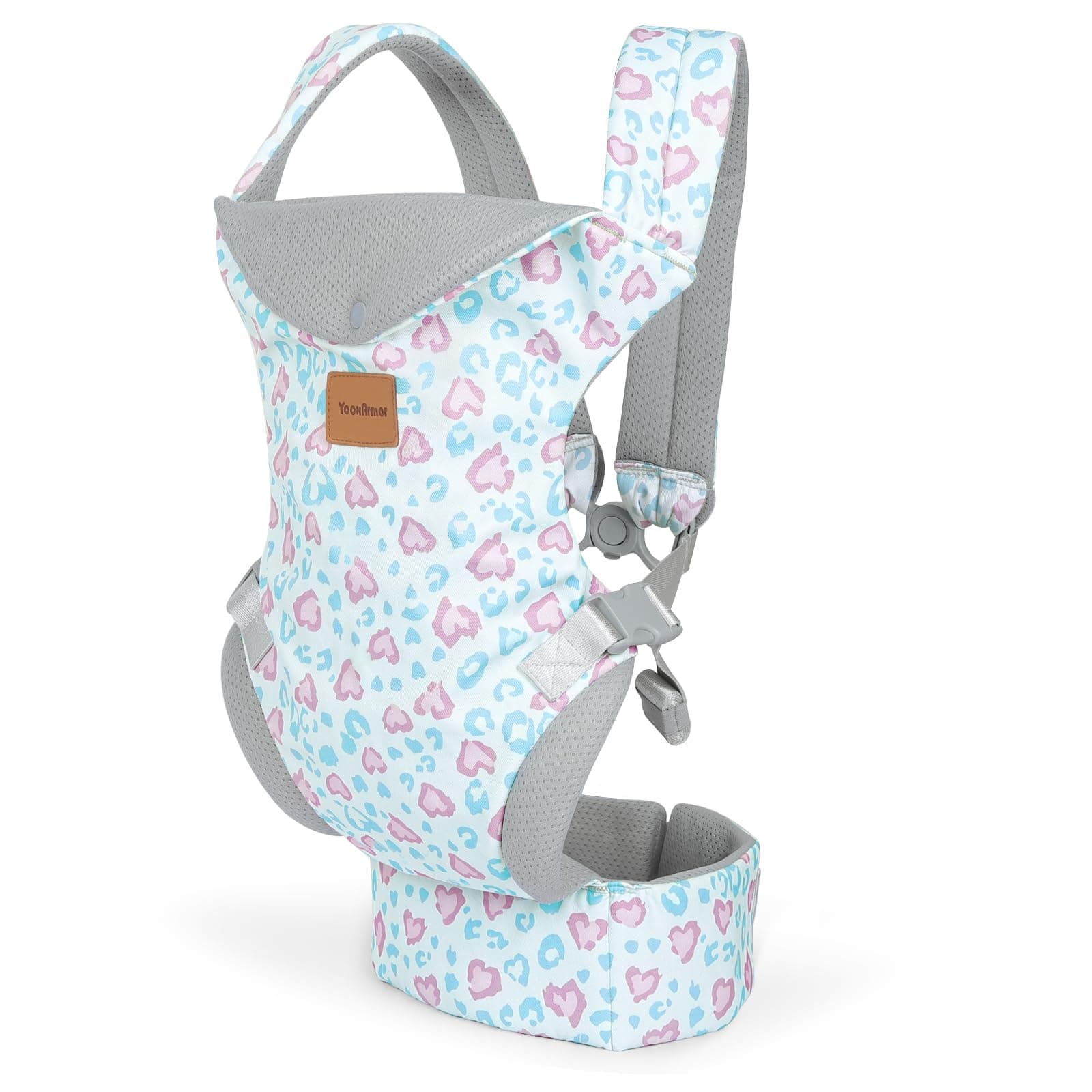 YooxArmor Babytrage für Neugeborene mit Leopardenmuster 🐆