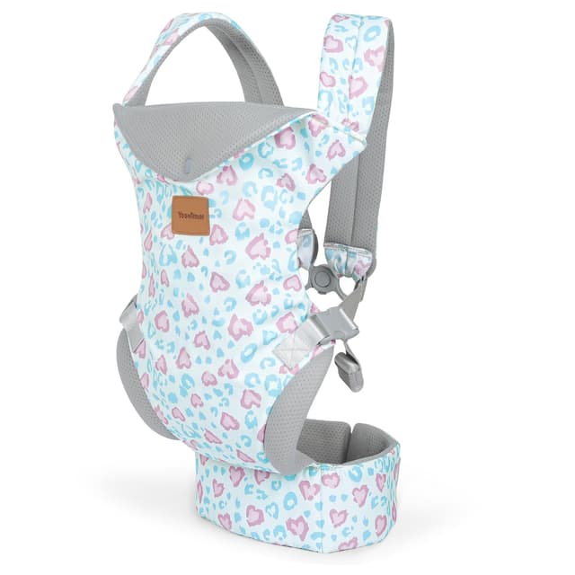 YooxArmor Babytrage für Neugeborene mit Leopardenmuster 🐆