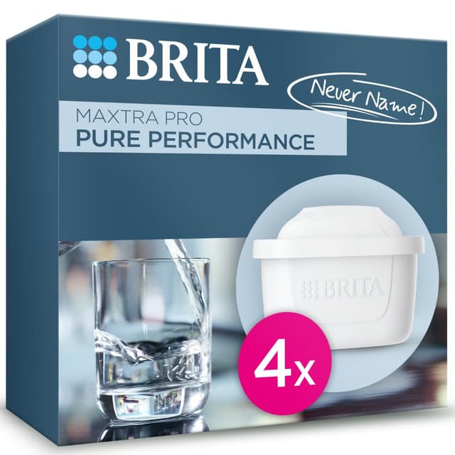 BRITA MAXTRA PRO Pure Performance 4er-Pack - Wasserfilterkartusche mit Purem Geschmack 🌊💧