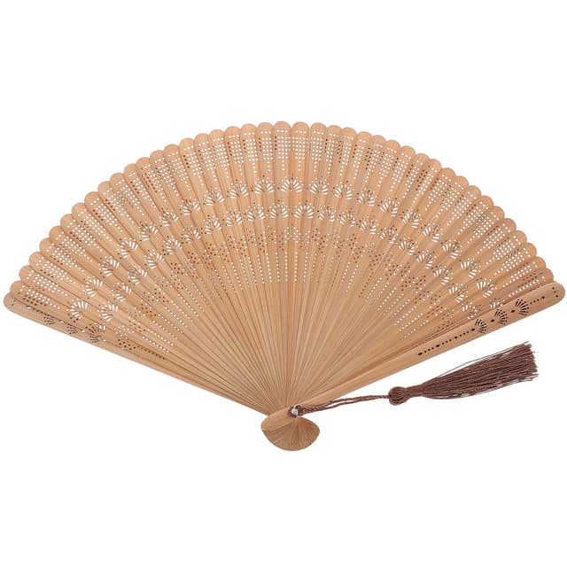 🌿🌸 Healifty Bambus Handfächer Vintage Fan Holz klein - Deal: 6.59€ + kostenloser Versand!