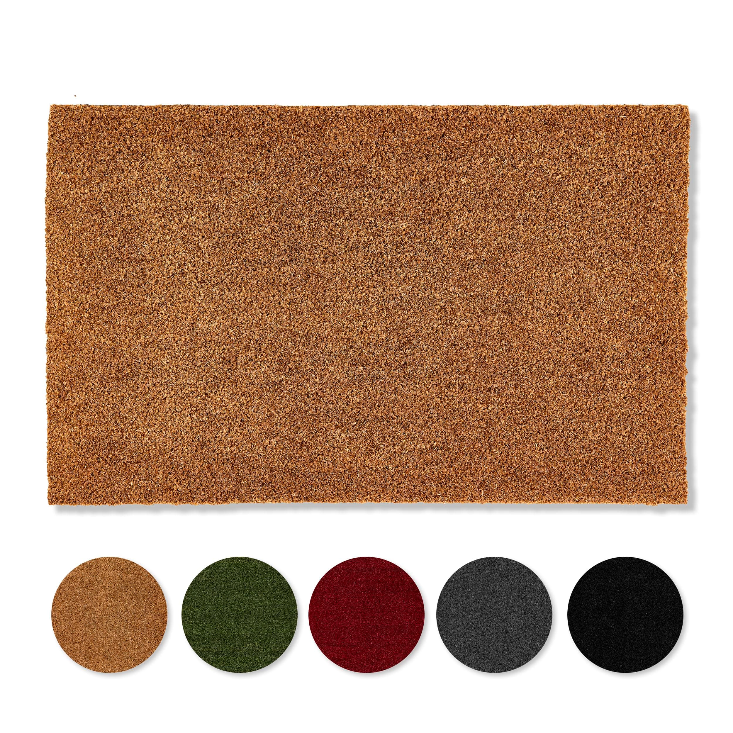 Carpido Rutschfeste Kokosmatte 🌿 Fußmatte Naturfaser 40x60 cm - Angebot!