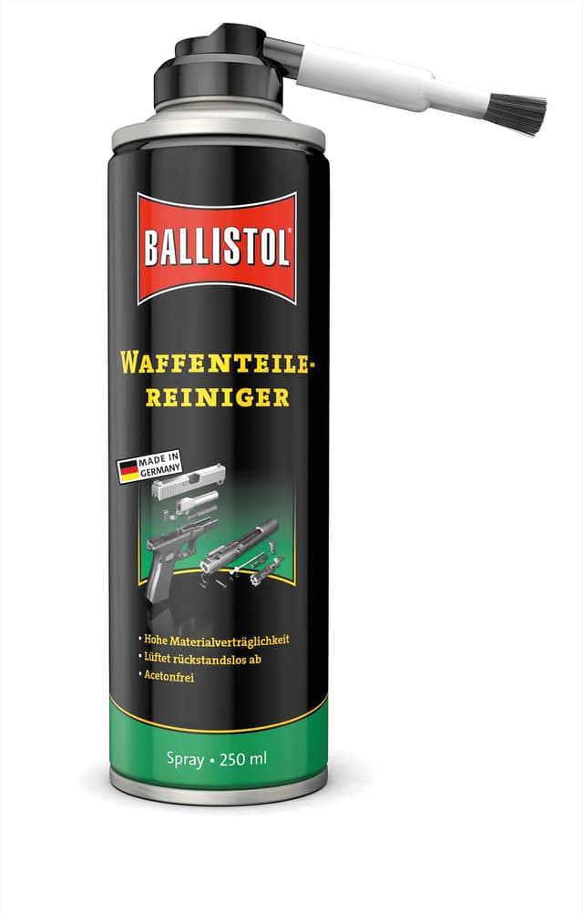 🔫 BALLISTOL 23752 Waffenteile-Reiniger 250 ml – Reinigung und Entfetten von Waffenteilen 🔫