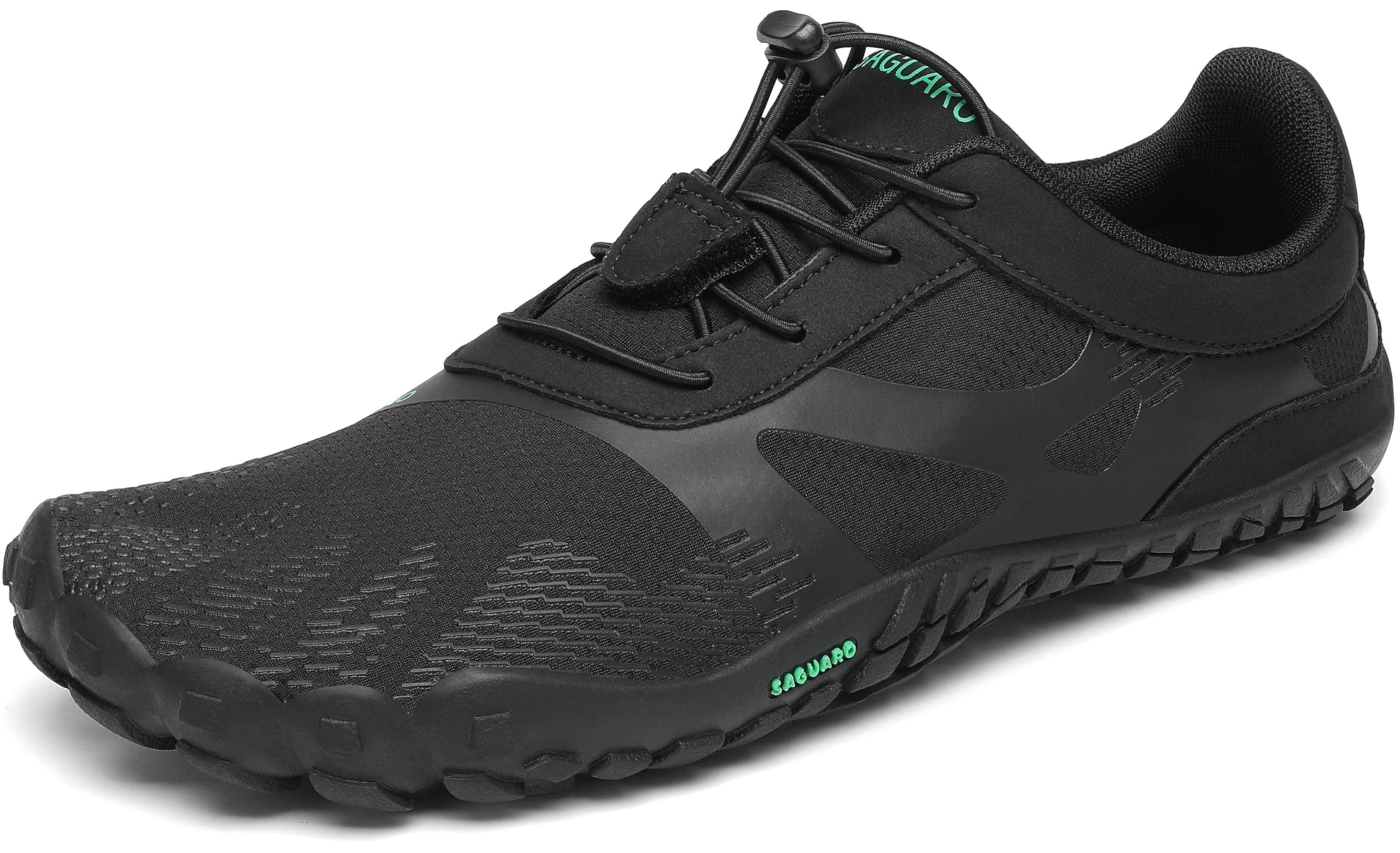 👟 SAGUARO Unisex Minimalistische Barfußschuhe Traillaufschuhe 43 EU Tinte Schwarz - Angebot!
