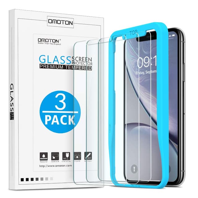 OMOTON [3 Stück] Schutzfolie für iPhone 11 und iPhone XR 📱