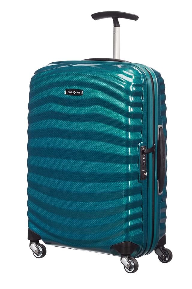 🧳 Samsonite Lite-Shock - Spinner S, 55cm, 36L, Blau ✈️