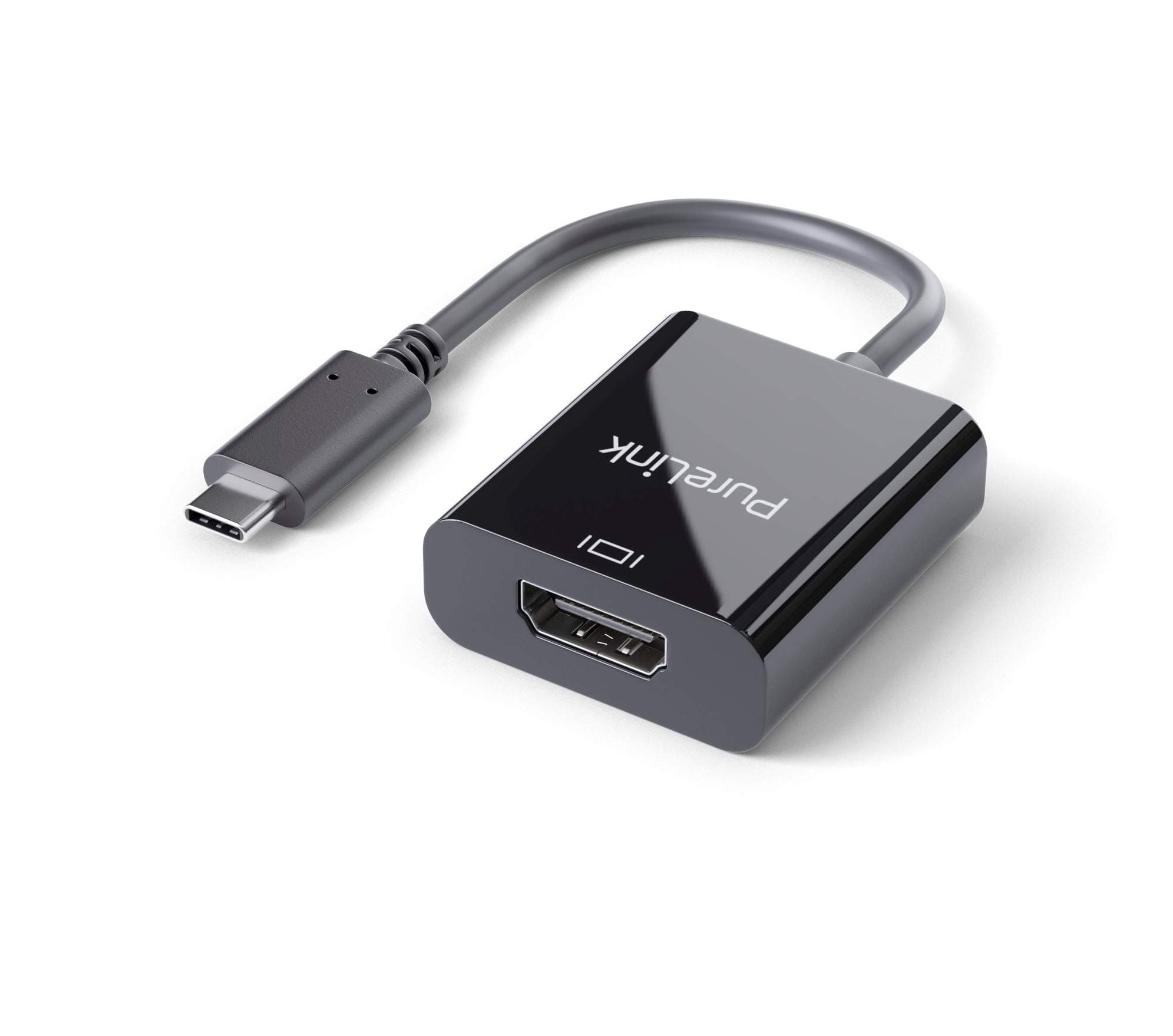 🔌🖥️ PureLink IS181 USB-C auf HDMI Adapter - 4K60 - iSerie 0,10m, schwarz USB-C auf HDMI schwarz