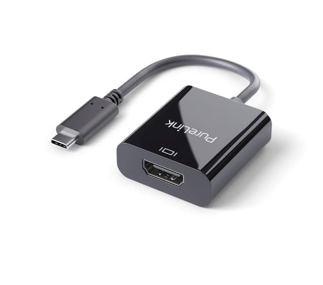🔌🖥️ PureLink IS181 USB-C auf HDMI Adapter - 4K60 - iSerie 0,10m, schwarz USB-C auf HDMI schwarz