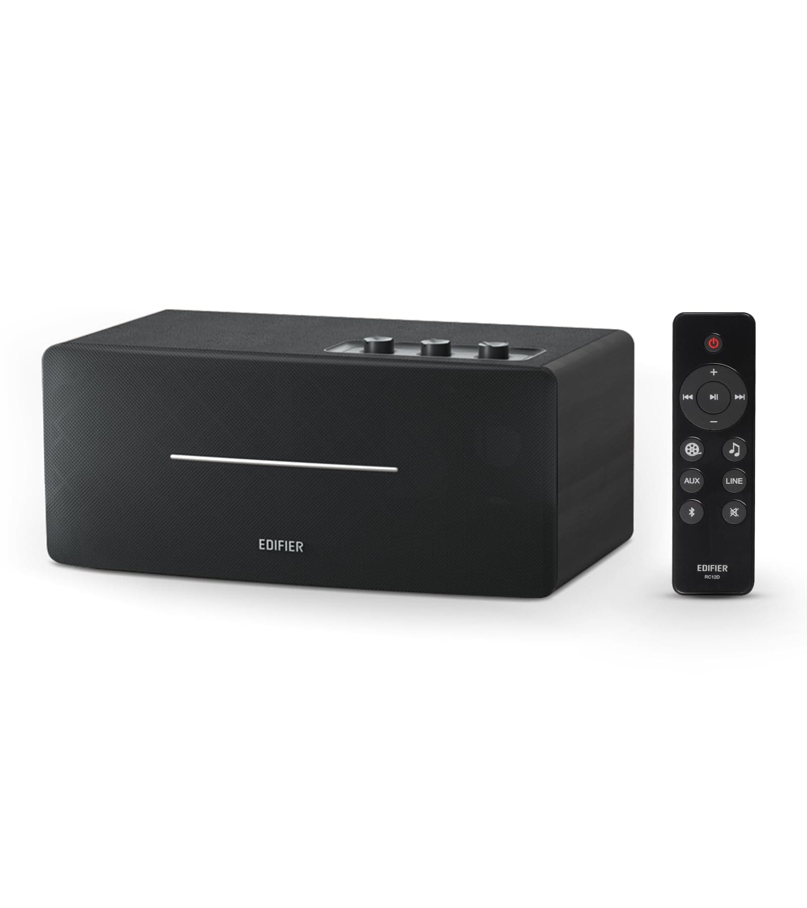 EDIFIER D12 Kompaktes Stereo Lautsprechersystem mit Bluetooth 5.0 und Infrarot-Fernbedienung 🎵🔊