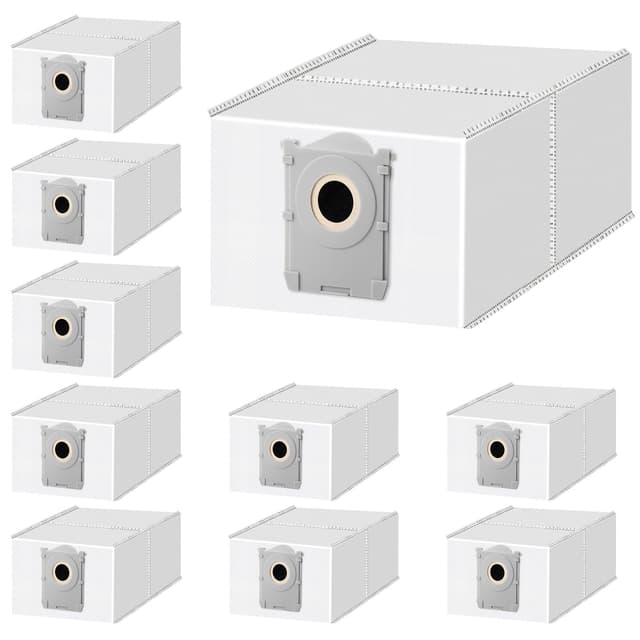🌟 10 Stück Aktivkohle Staubbeutel für Ecovacs DEEBOT X8 PRO Omni / X8 OMNI / X9 PRO Omni / T50 PRO Omni / T50 MAX PRO Omni / T50 Omni / T80 OMNI / T30C Pro Omni Saugroboter