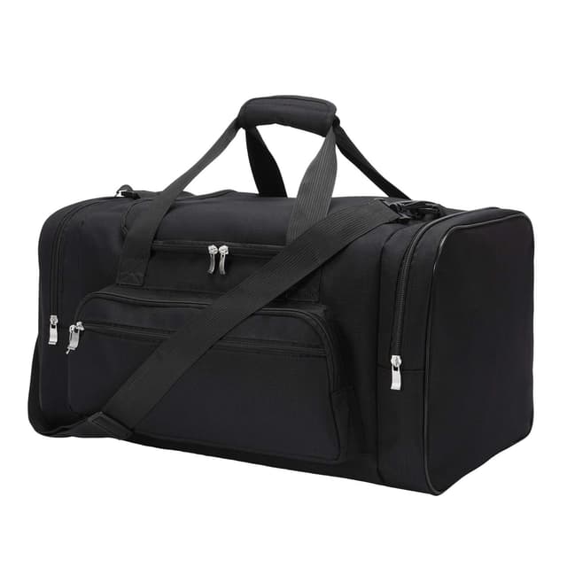 Sporttasche Reisetasche Fitness Tasche mit Schultergurt Wochenendtasche für Damen und Herren (Schwarz, 40L) Schwarz 40L 🎒💪🏋️‍♂️