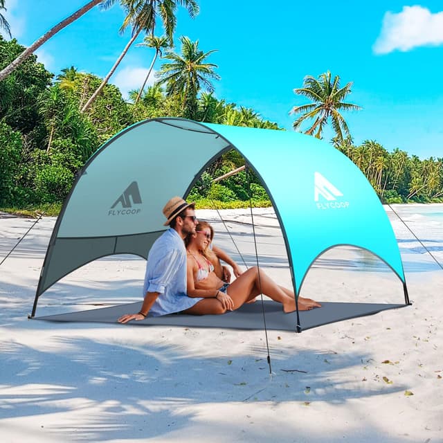 Flycoop Strandmuschel Strandzelt Sonnenschutz 🏖️