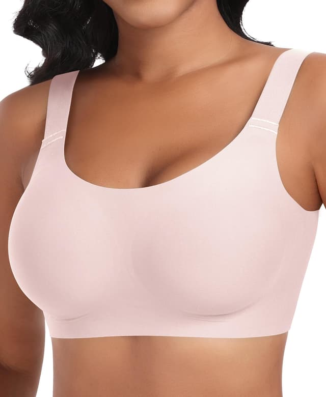 Nahtloser Damen BH ohne Bügel in Rosa 😍