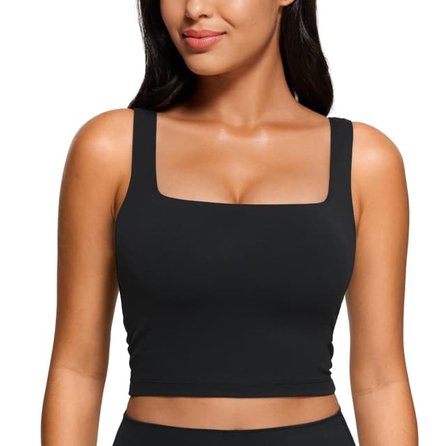 CRZ YOGA Damen Butterluxe Sport BH Gepolstert Ohne Bügel