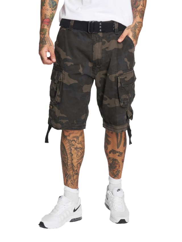 Brandit Savage Vintage Cargo-Shorts in Darkcamo
