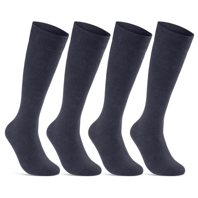 🧦🔥 Angebot: Sockenkauf24 Kniestrümpfe Herren & Damen (4 oder 8 Paar) 39-42 | Navy