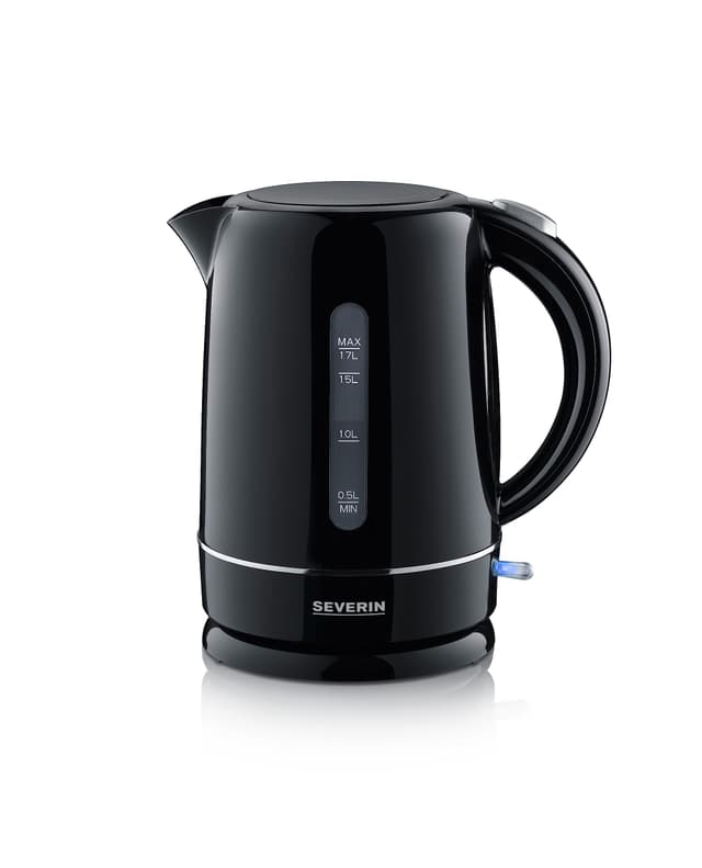 🔥 Deal: SEVERIN Wasserkocher, 1,7 L, kompakt, schwarz und leistungsstark, Kalkfilter, Kunststoff, WK 4322