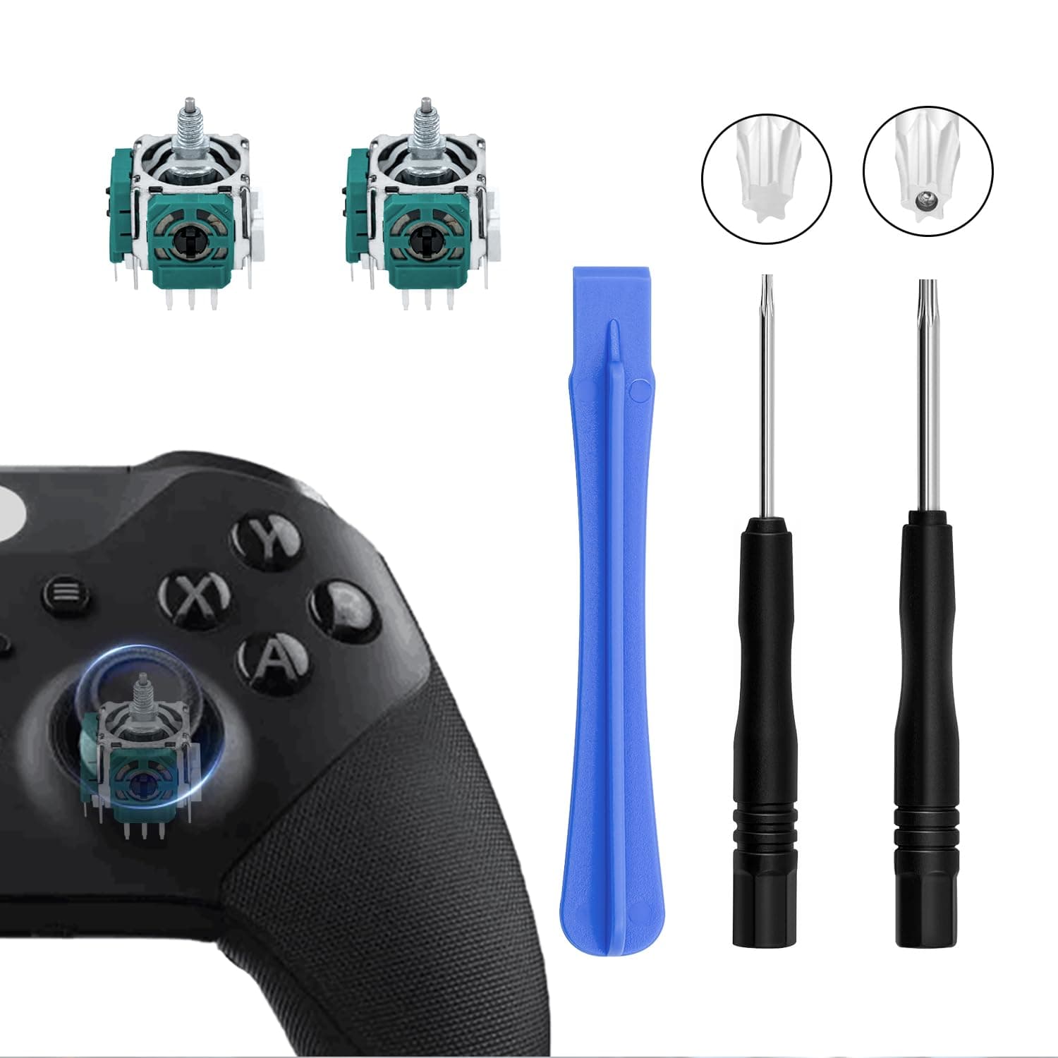 🎮 Mcbazel Joystick Analog Stick Ersatz und Reparatur Werkzeuge Kit für Xbox Elite 2 Controller 🛠️