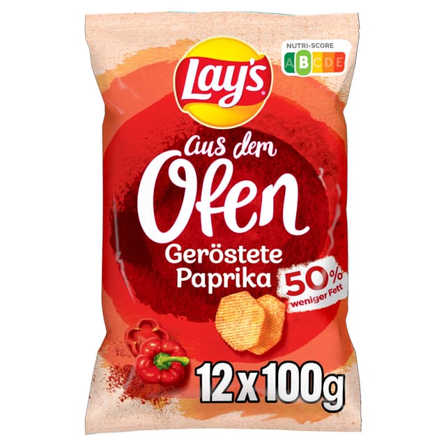 Lays aus dem Ofen geröstete Paprika - Knusprig gewürzte Kartoffelchips 🌶️🥔