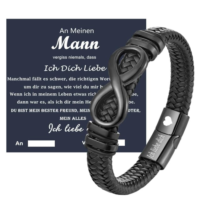 Stylisches Lederarmband für Männer 👨‍❤️‍👨
