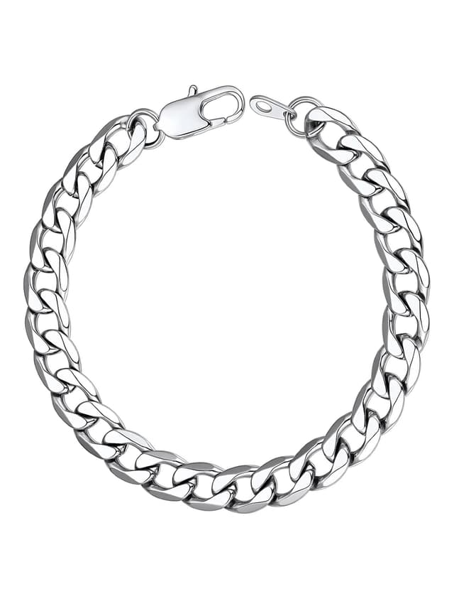 ChainsHouse Panzer Armband Herren Damen Edelstahl Gliederarmband 6/8/13MM breit Panzerkette Armbänder 19/21/23cm 🎁