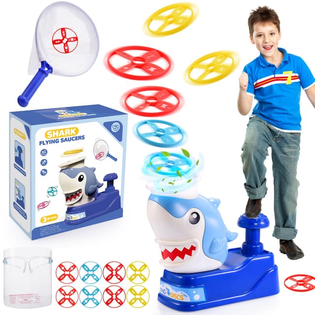 Adeokay Outdoor Spiele für Kinder - Flying Disc Launcher 🚀🎯