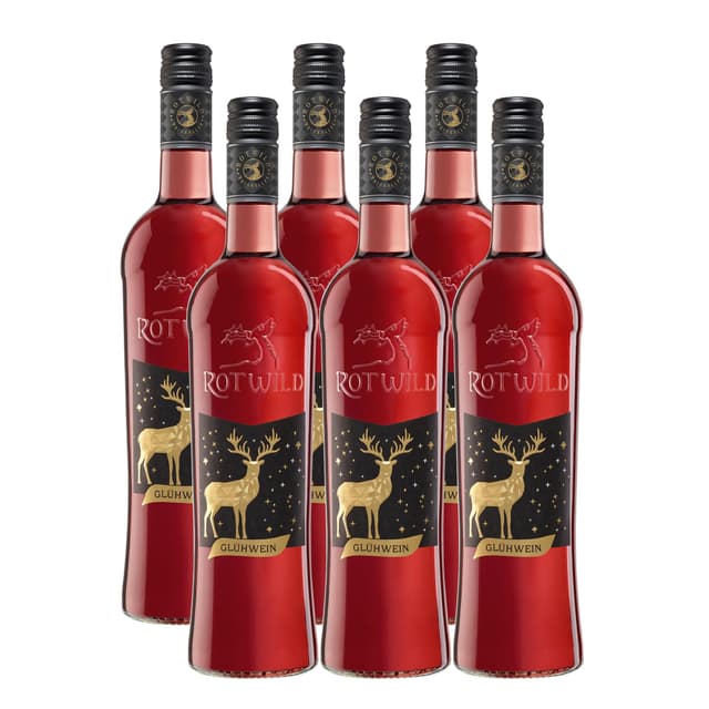 🍷🌹 Rotwild Glühwein rosé (6 x 0,75l) - Nur 16.77€ + Kostenloser Versand!
