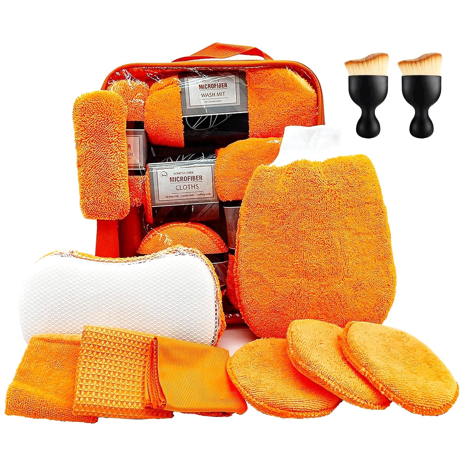 🚗 Auto Reinigungsset 11Pcs Autowäsche Set mit Reifenbürste und mehr