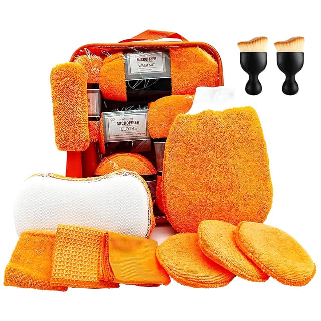 🚗 Auto Reinigungsset 11Pcs Autowäsche Set mit Reifenbürste und mehr