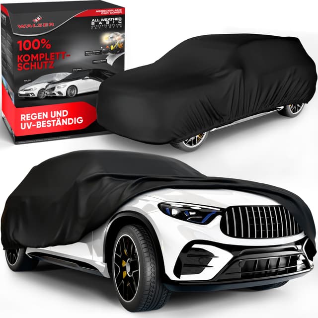 Walser Abdeckplane Auto All Weather - 100% wetterfeste Autoabdeckung für SUV/Van 🚗