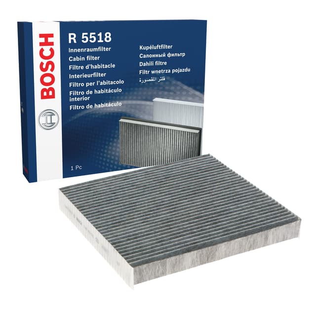 🚗🔝 Angebot! Bosch R5518 - Innenraumfilter mit Aktivkohle - Nur 15.1€