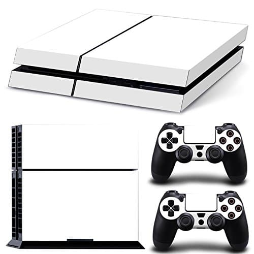 🎮🎨 Mcbazel Pattern Serie Decals Vinyl Skin Aufkleber für Original PS4 - Alles weiß 🌟