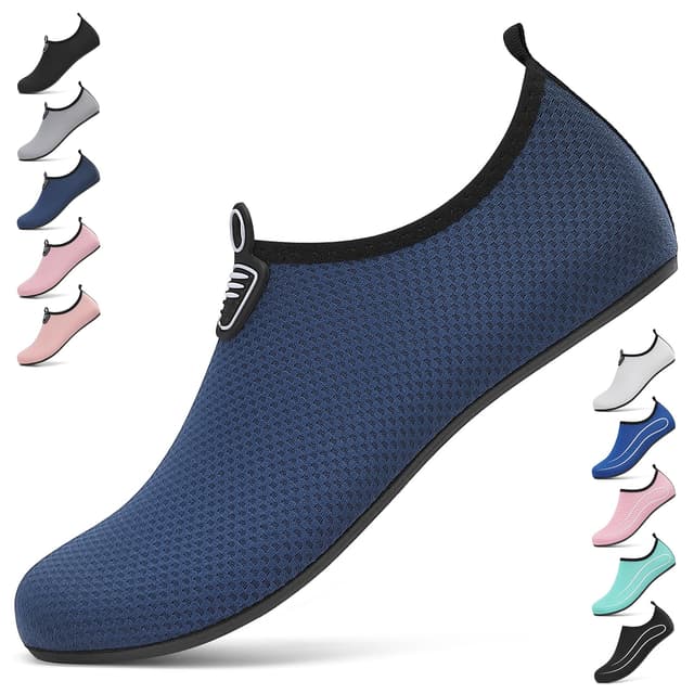 🌊 BARFULKER Badeschuhe Damen Herren Wasserschuhe Neoprenschuhe Aquaschuhe 42 EU 803 Blau