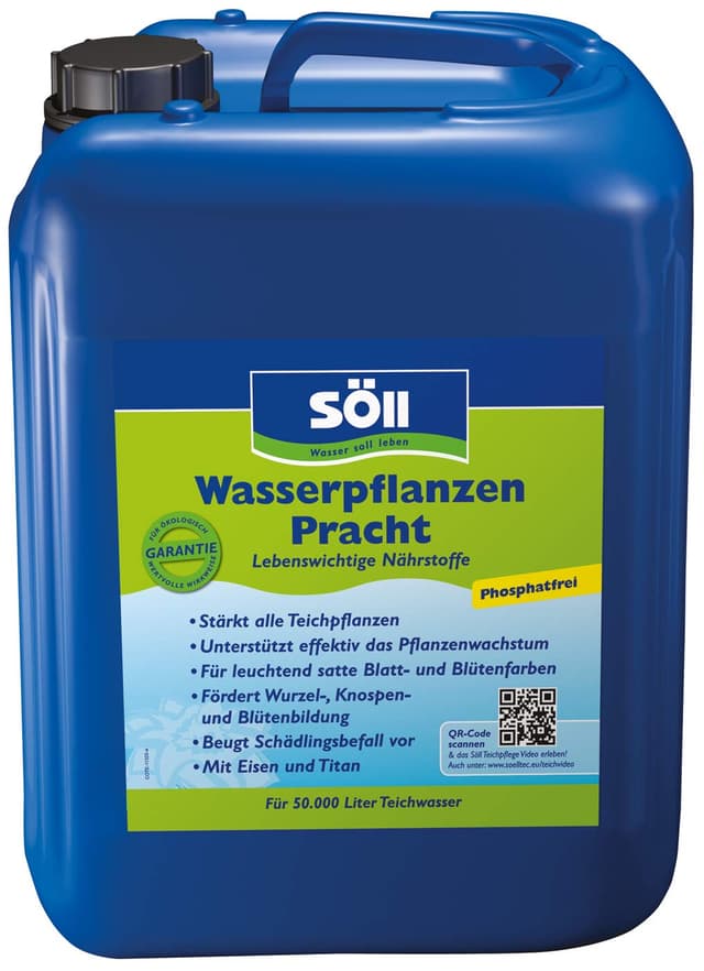 Söll 80486 WasserpflanzenPracht, 5 l - Düngepräparat für Teichpflanzen 🌿🌷
