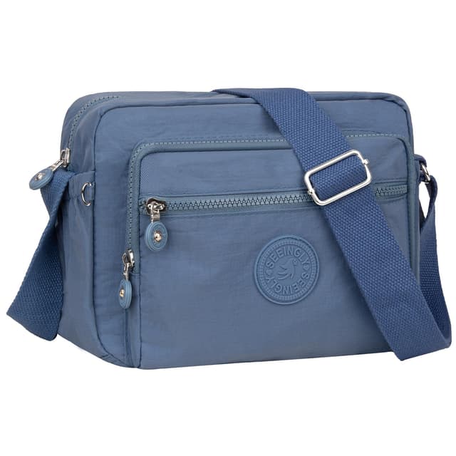 👜 NEWIROVE Umhängetasche Damen Mittelgroß Nylon Wasserdicht Crossbody Bag