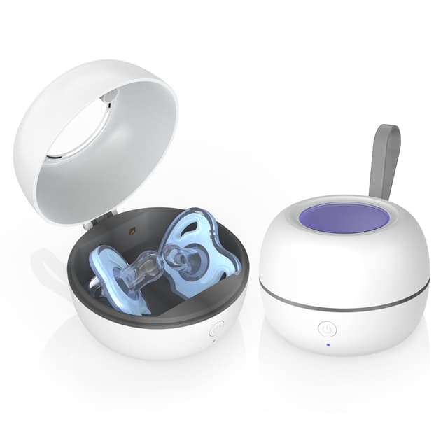 👶🏼🌟 MOMMED UV-Schnuller-Sterilisator: 99,99% Sterilisation in 3 Minuten - Tragbar und USB Aufladbar