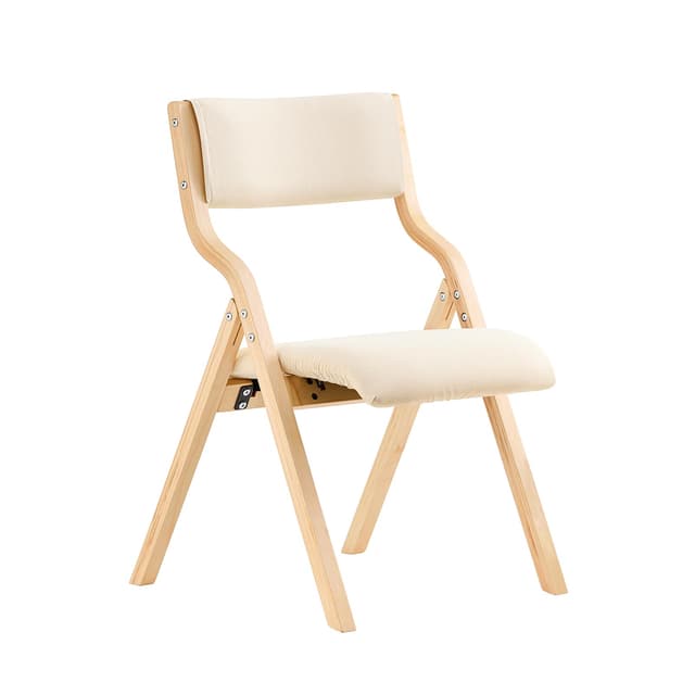 🪑 SoBuy Klappstuhl Holz Gepolstert - Ergonomischer Küchenstuhl & Esszimmerstuhl 🪑