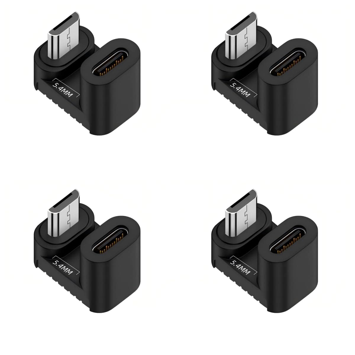🔌📱Chenyang 4er Pack USB C auf Micro USB Adapter - 180 Grad abgewinkelter Konverteranschlussadapter
