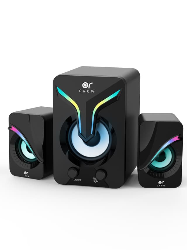 OROW PC Lautsprecher,11W Computer Lautsprecher Mit Subwoofer,2.1 Speakers mit RGB - Deal des Tages! 🎉