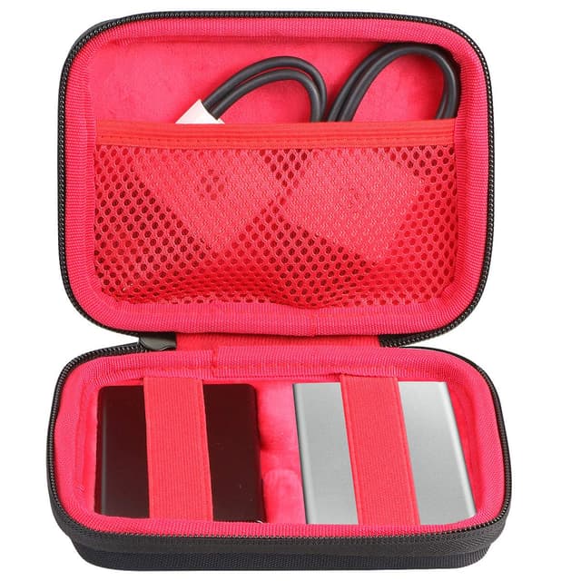 co2CREA 2-in-1 Hart Tasche für Samsung T7 Touch / T7 Portable SSD 500GB 1TB 2TB case Etui Schutzhülle