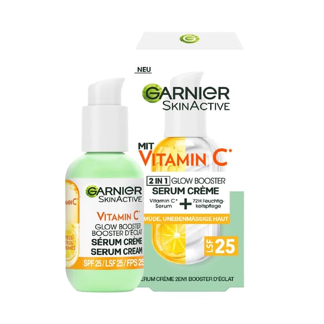 🌟 Garnier Serum-Crème für mehr Glow und ebenmäßigen Teint 🌟