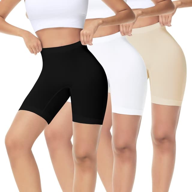 IceReco 3er Pack Radlerhose Damen Kurz Sporthose Unter Kleid 🚴‍♀️👗