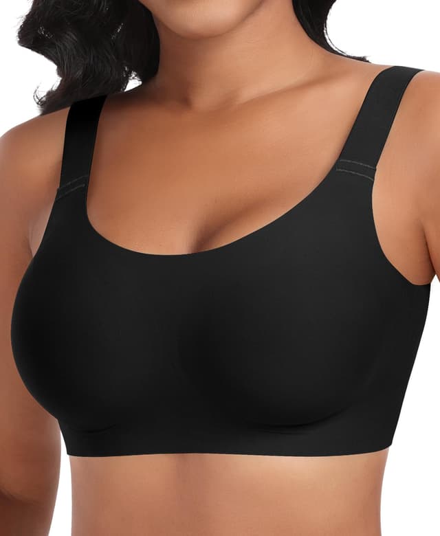 Damen Nahtloser BH ohne Bügel 🌟 Super Weiche Glatte Passform 🌸 3D-BH-Polsterung
