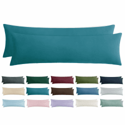 🛌 Aisbo Kissenbezug 40x145 2er Set - Türkis Mikrofaser Weich, ÖKO-TEX - Angebot