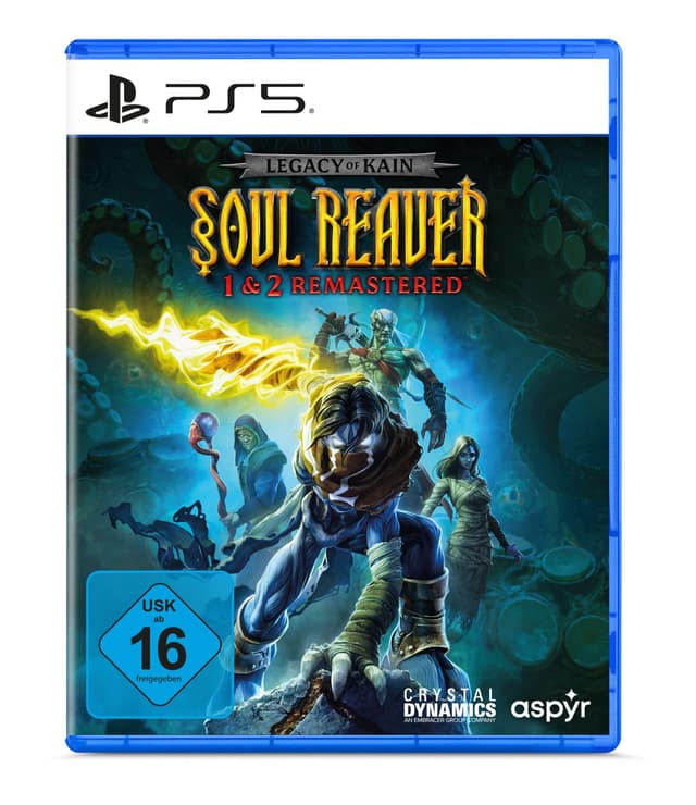 Legacy of Kain: Soul Reaver 1 & 2 Remastered - PS5 Standard Edition 🎮🧛‍♂️