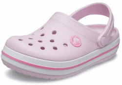 👟🌈 Crocs Unisex Kinder Crocband K Clog 32/33 EU Ballerina Pink - Nur 26,53€!