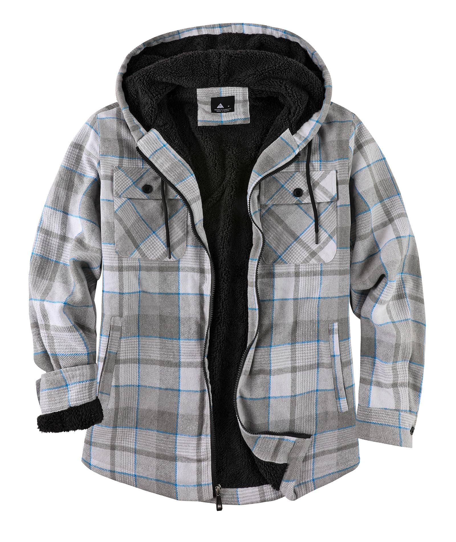 JACKETOWN Hemdjacke Kariertes Herren 🧥❄️