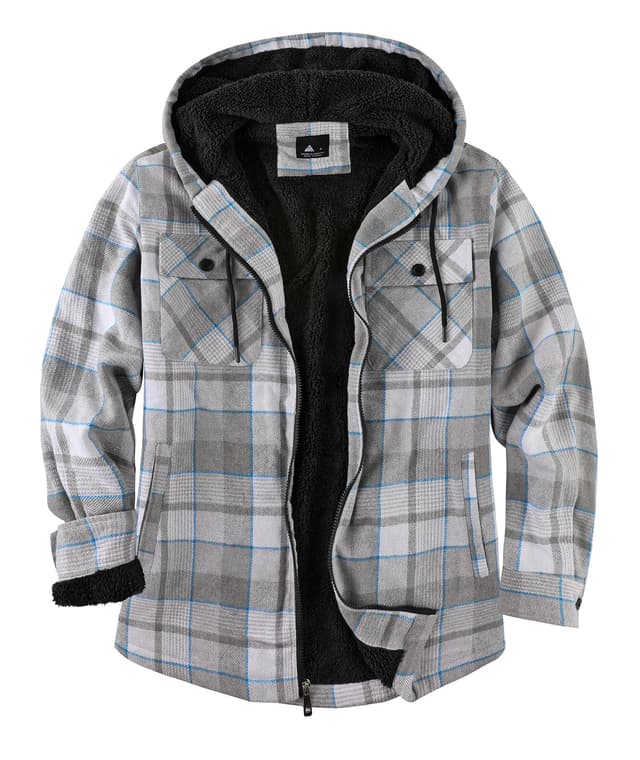 JACKETOWN Hemdjacke Kariertes Herren 🧥❄️