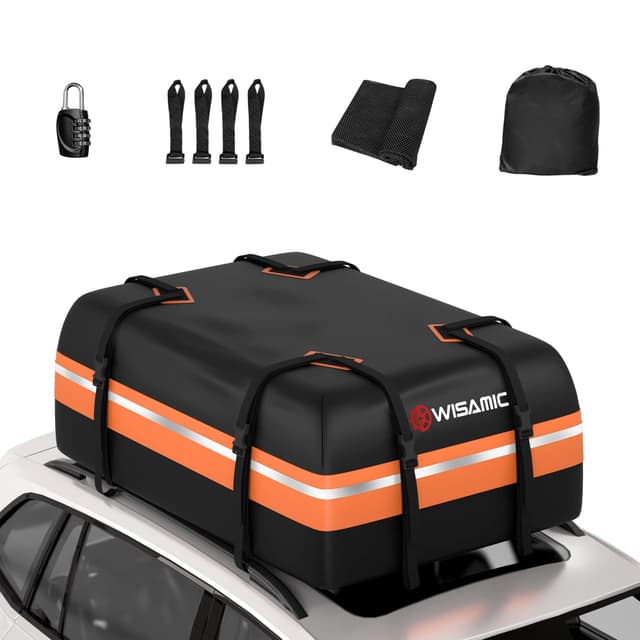 🚗 Wisamic Auto Dachbox 425 Liter Faltbar Dachtasche Wasserdicht Dachkoffer 🛄