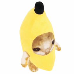 🍌🐱🧸 Bananen-Katzen-Plüschtier | Lustige Dekompressions-niedliche Cartoon-weiche Stofftiere (30cm)