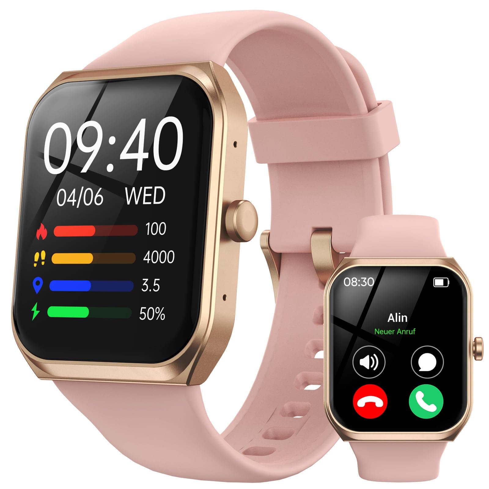 TUYOMA Smartwatch Damen mit Telefonfunktion - 1,91" Smart Watch IP68 Wasserdicht ⌚🔧